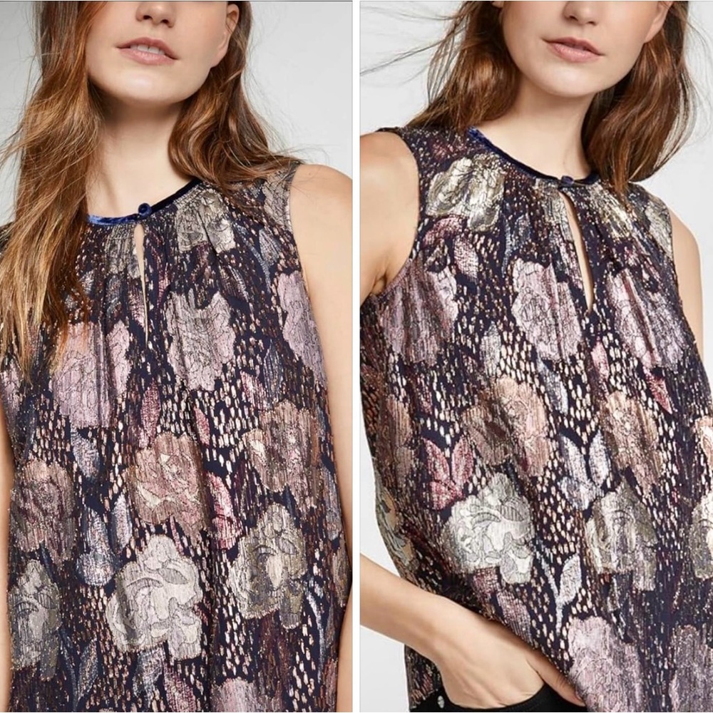 Rebecca Taylor top
Size 0 - fits like a 2
